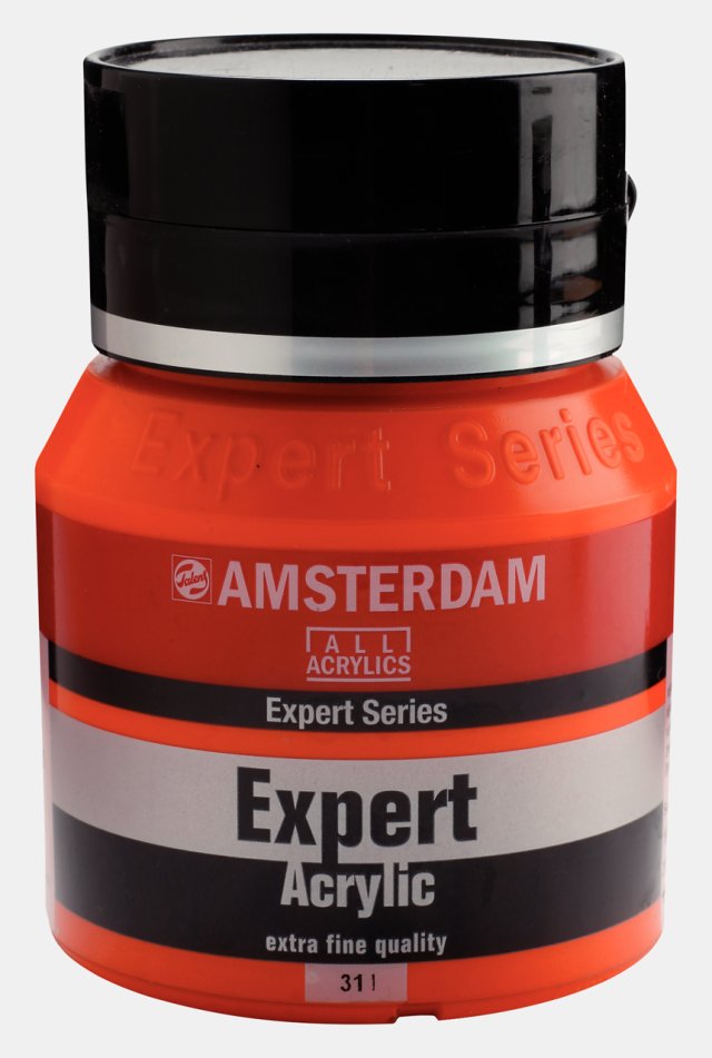 Amsterdam Expert Akrilik 400 ML Vermilion – Profesyonel Akrilik Boya — Amsterdam