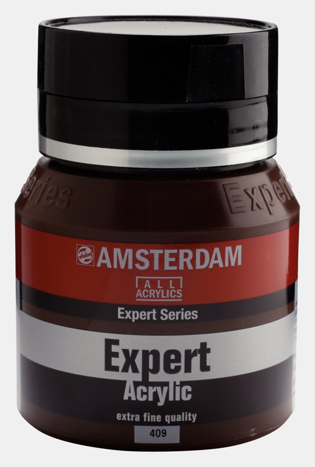 Amsterdam Expert Akrilik Boya 400 ML Burnt Umber – Profesyonel Seri — Amsterdam