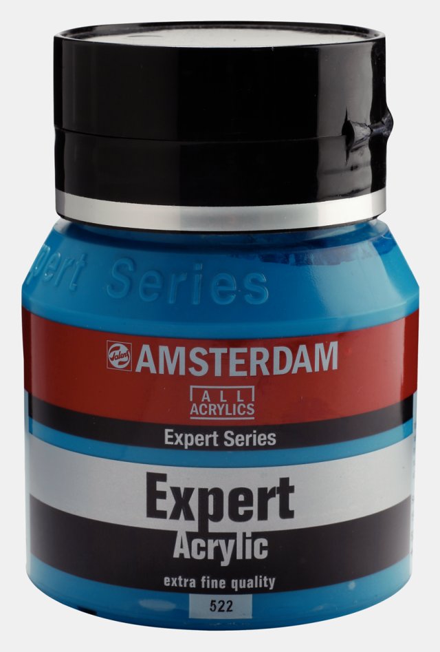 Amsterdam Expert Akrilik 400 ML Turquoise Blue 522 – Profesyonel Akrilik Boya — Amsterdam