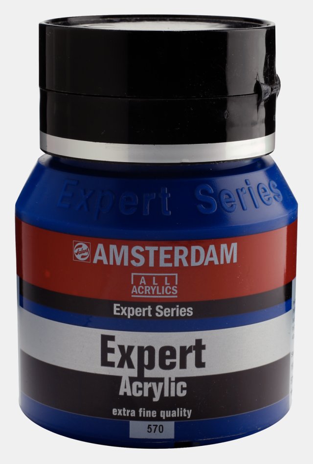 Amsterdam Expert Akrilik 400 ML Phthalo Blue 570  – Profesyonel Akrilik Boya — Amsterdam