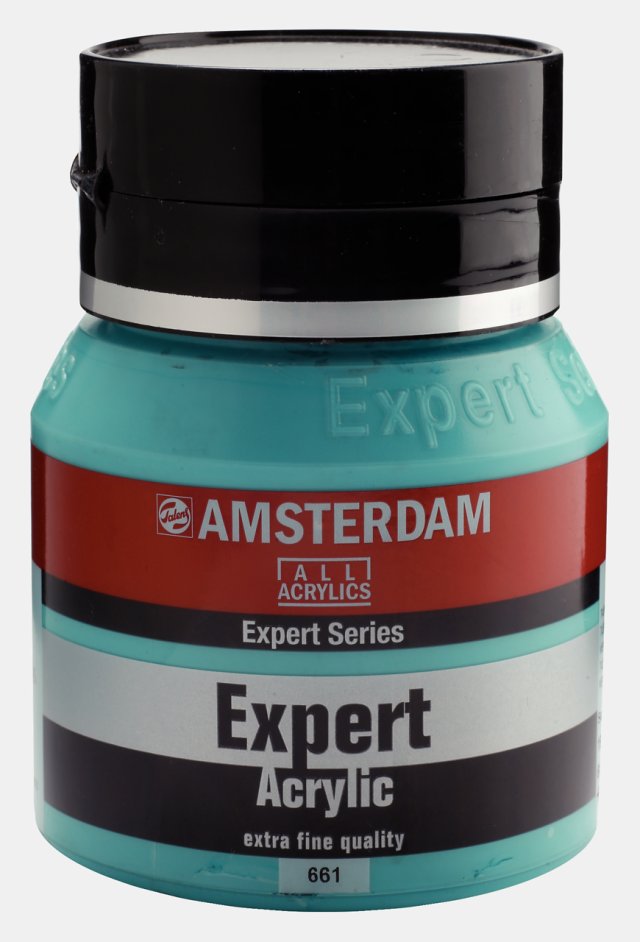 Amsterdam Expert Akrilik 400 ML Turquoise Green 661 – Profesyonel Akrilik Boya — Amsterdam