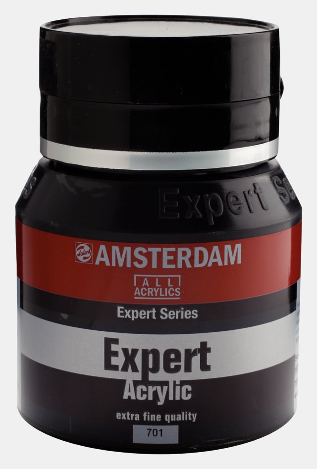 Amsterdam Expert Akrilik 400 ML Ivory Black 701 – Extra Fine Quality Akrilik Boya — Amsterdam