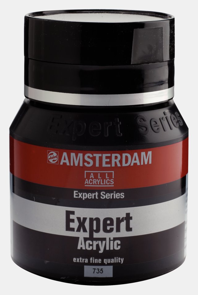 Amsterdam Expert Akrilik 400 ML Oxide Black 735 – Extra Fine Quality Akrilik Boya — Amsterdam