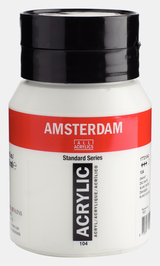 Amsterdam Standart Akrilik 500 ML Zinc White — Amsterdam