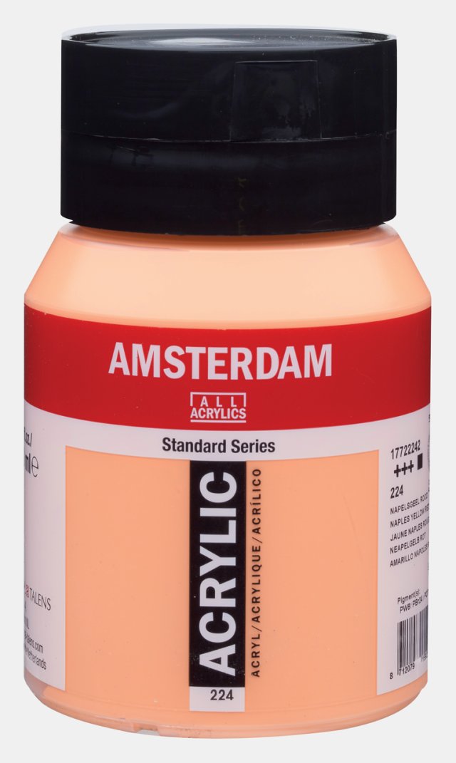 Amsterdam Standart Akrilik 500 ML Naples Ylw Red — Amsterdam