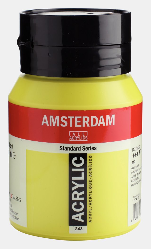 Amsterdam Standart Akrilik 500 ML Greenish Yellow — Amsterdam