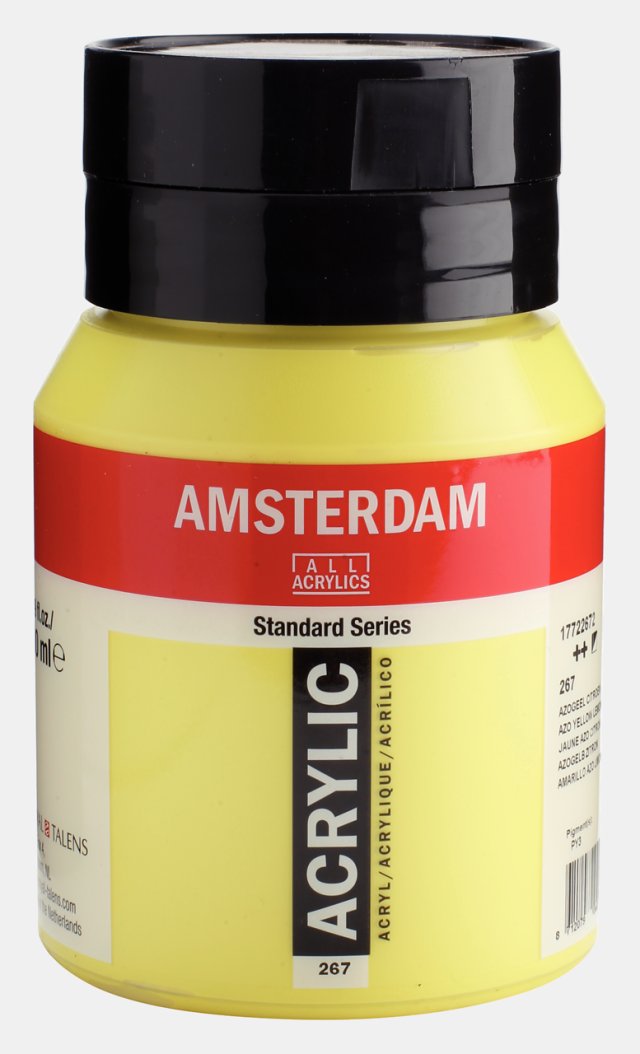 Amsterdam Standart Akrilik 500 ML Azo Yellow Lemon — Amsterdam