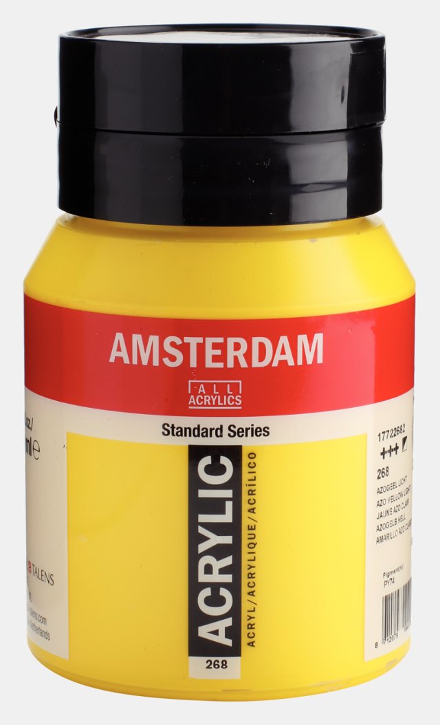 Amsterdam Standart Akrilik 500 ML Azo Yellow Light — Amsterdam