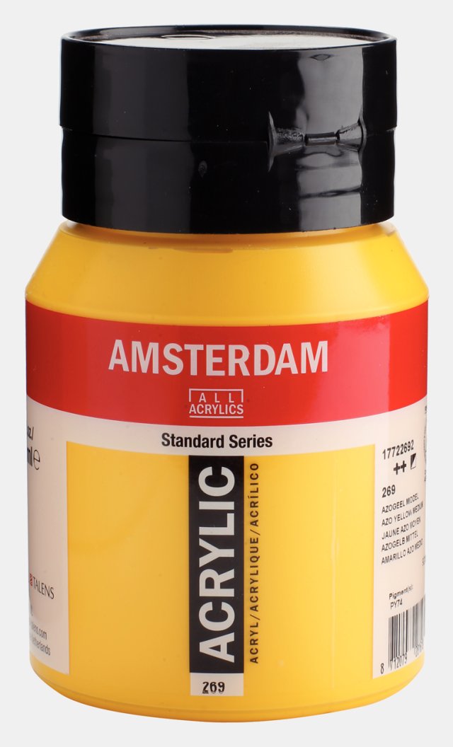 Amsterdam Standart Akrilik 500 ML Azo Yellow Md — Amsterdam