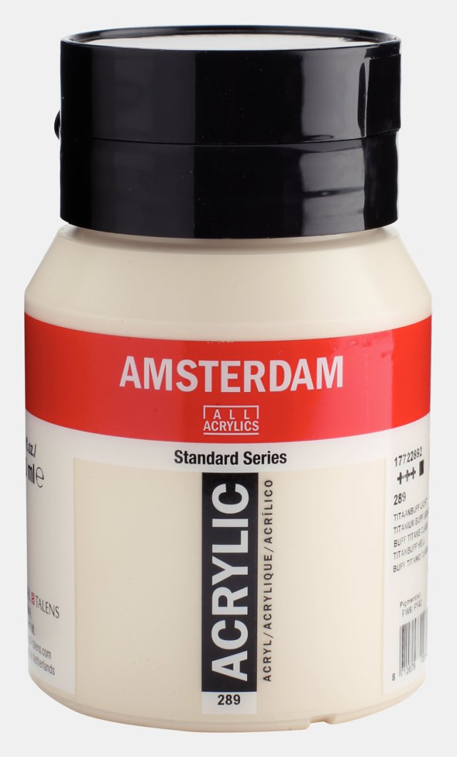 Amsterdam Standart Akrilik 500 ML Titanium Buff Light Grey — Amsterdam (görsel 2)