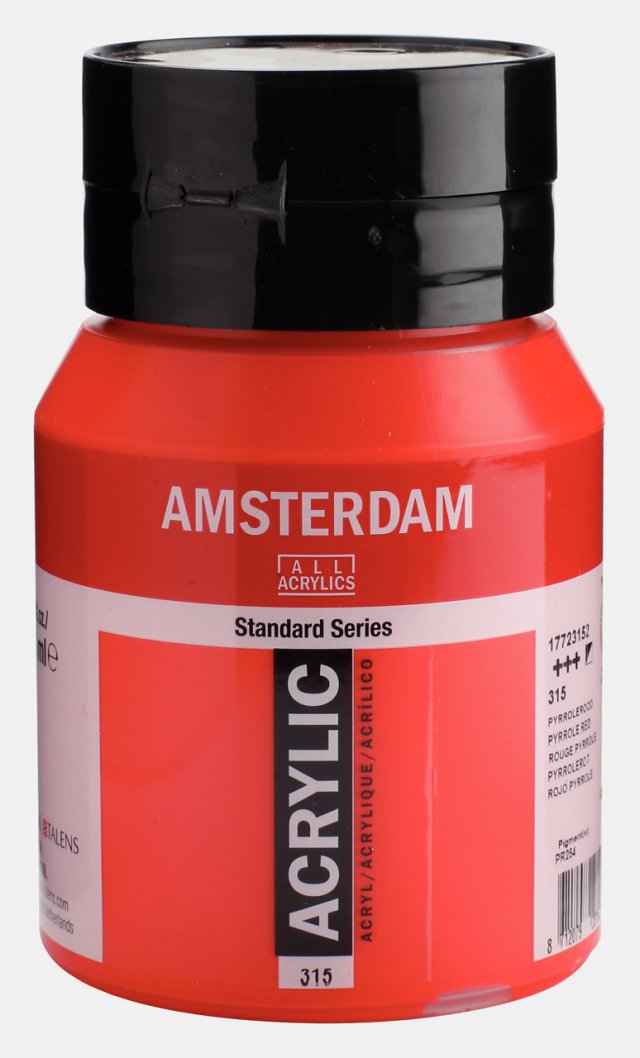 Amsterdam Standart Akrilik 500 ML Pyrrole Red — Amsterdam