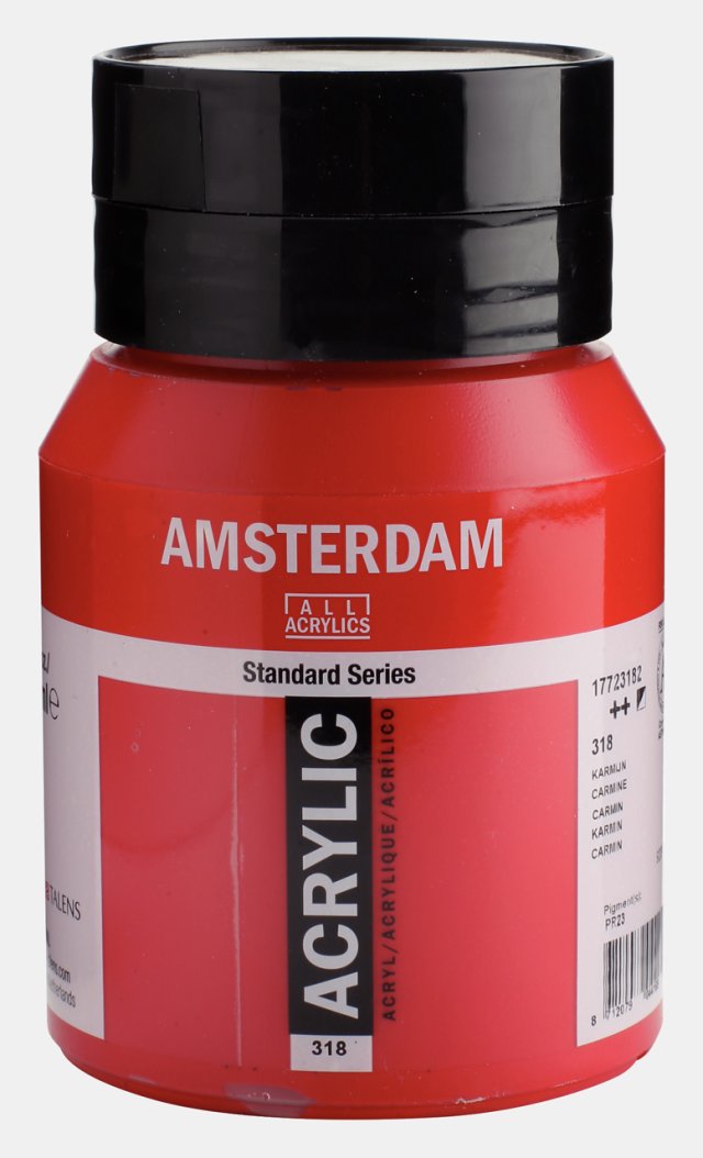 Amsterdam Standart Akrilik 500 ML Carmine Boya — Amsterdam