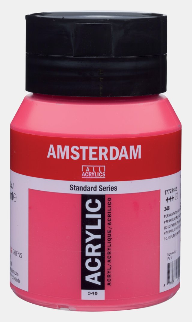 Amsterdam Standart Akrilik 500 ML Permanentred Purpurn — Amsterdam