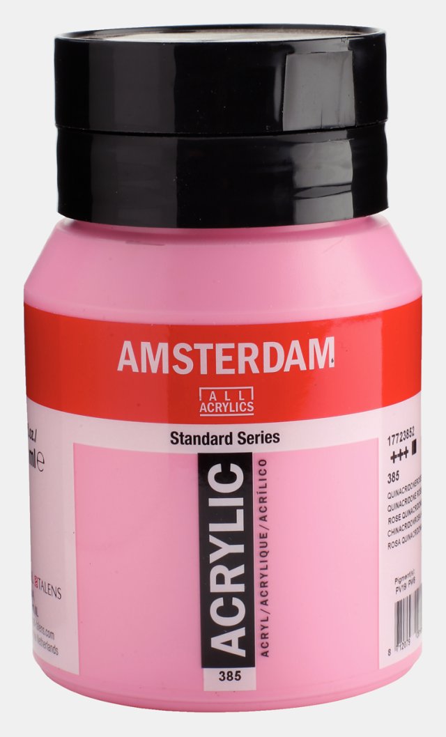 Amsterdam Standart Akrilik 500 ML Quinacridone Rose Lightfast Boya — Amsterdam