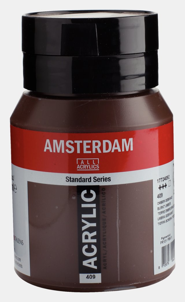 Amsterdam Standart Akrilik 500 ML Burnt Umber — Amsterdam