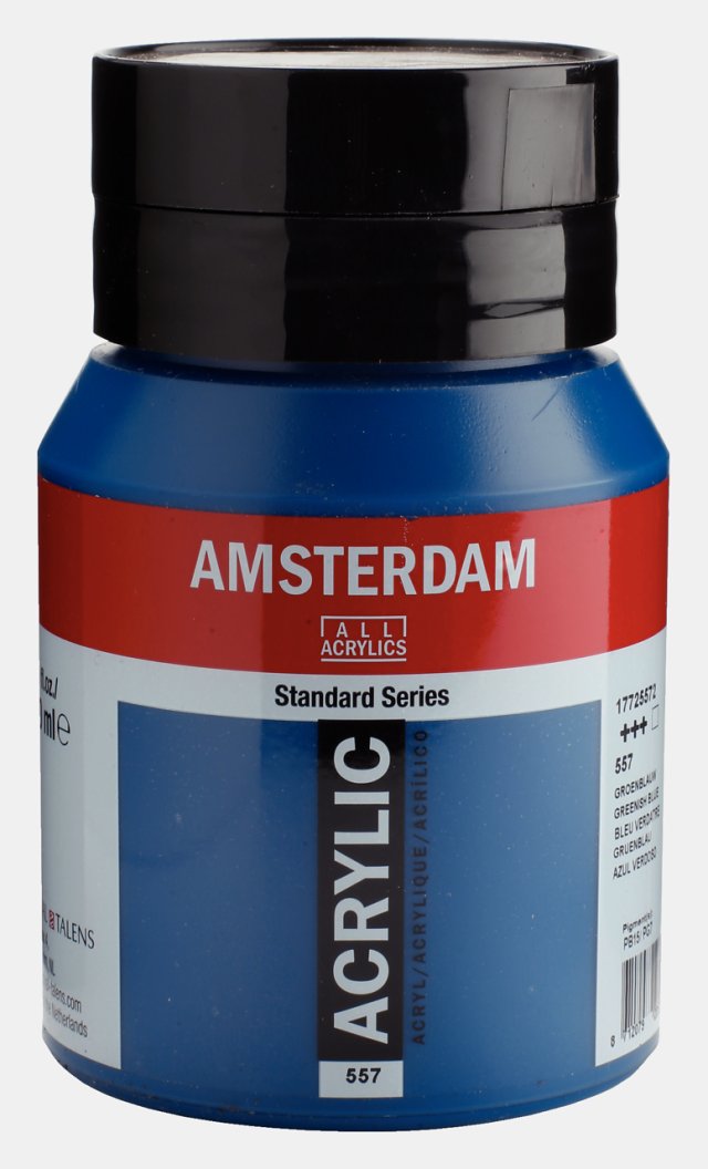 Amsterdam Standart Akrilik 500 ML Greenish Blue Airbrush Boya — Amsterdam
