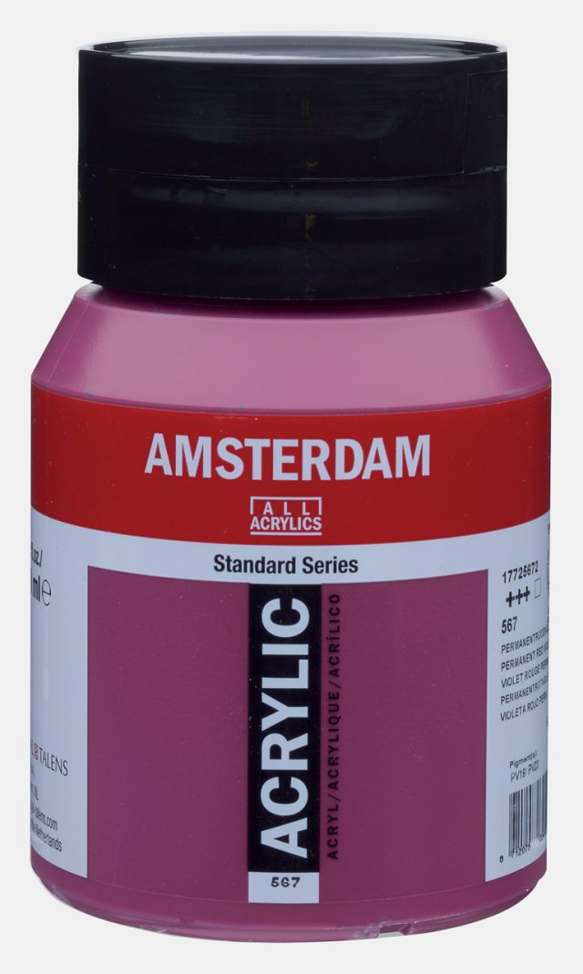 Amsterdam Standart Akrilik 500 ML Permanent Red Violet — Amsterdam