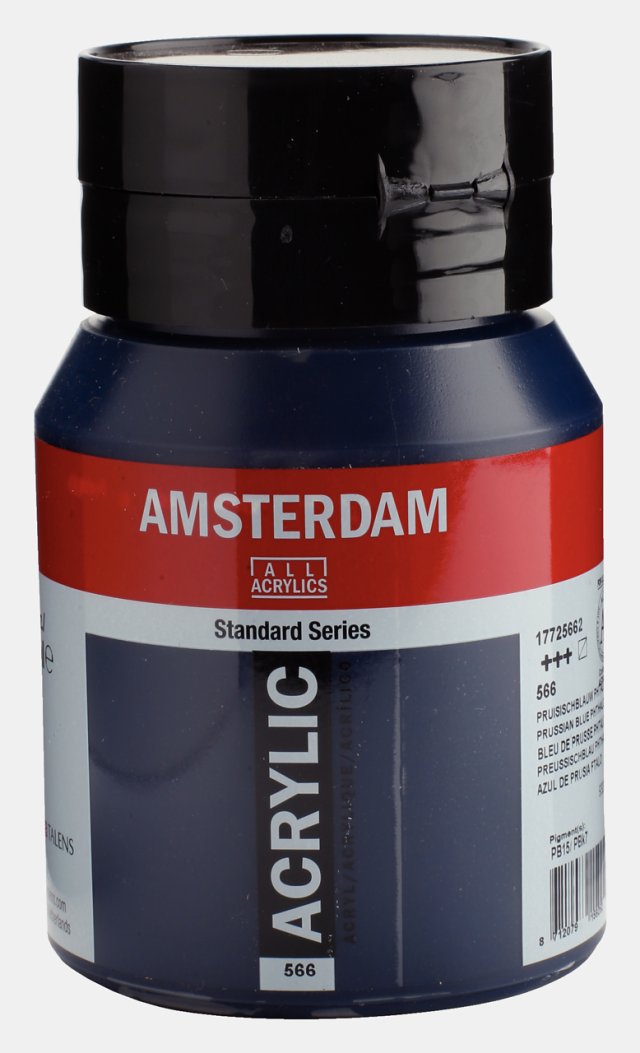 Amsterdam Standart Akrilik 500 ML Prussian Blue Phthalo Boya — Amsterdam