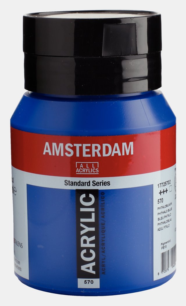Amsterdam Standart Akrilik 500 ML Phthalo Blue — Amsterdam