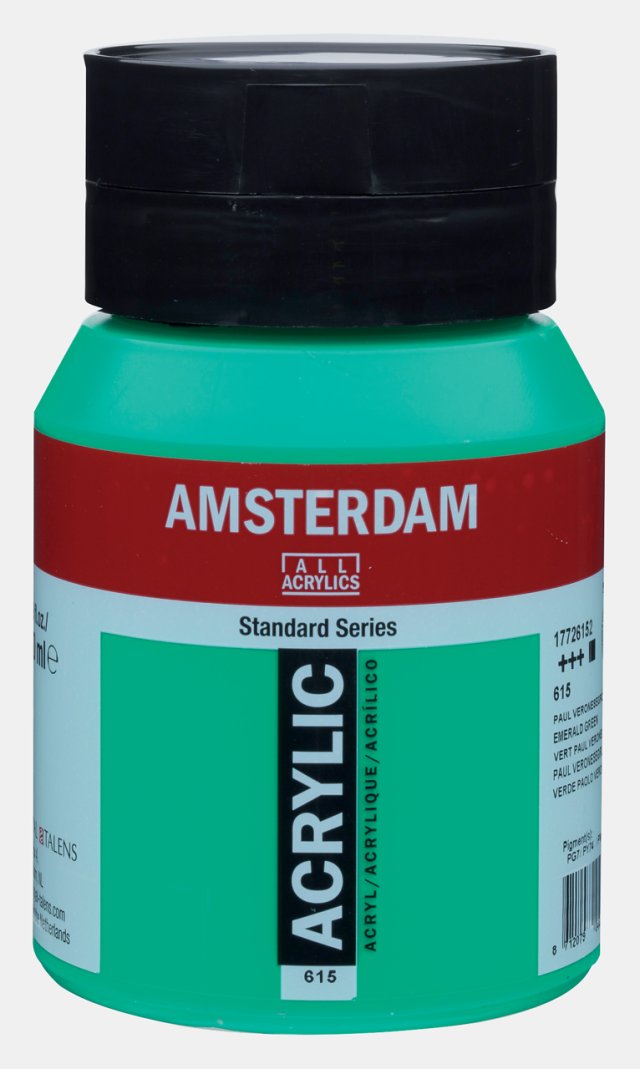 Amsterdam Standart Akrilik 500 ML Emerald Green Boya — Amsterdam