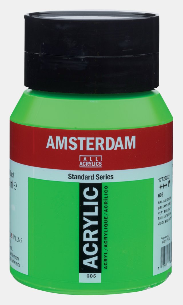 Amsterdam Standart Akrilik 500 ML Brilliant Green Boya — Amsterdam
