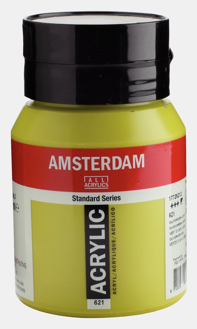 Amsterdam Standart Akrilik 500 ML Yeşil Açık Vücut Boyası — Amsterdam