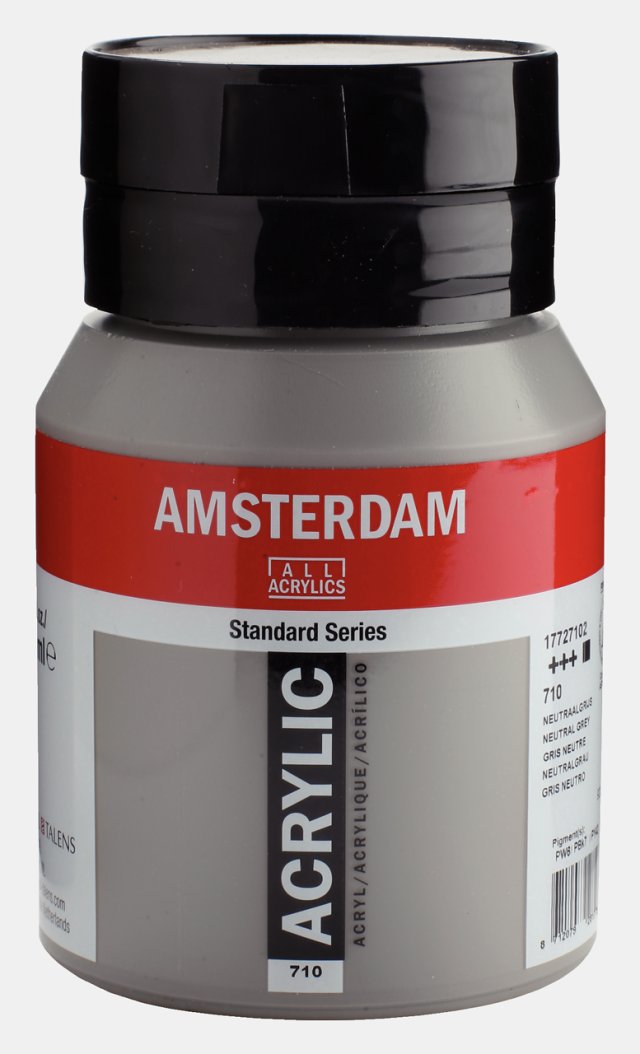 Amsterdam Standart Akrilik 500 ML Neutral Grey Boya — Amsterdam