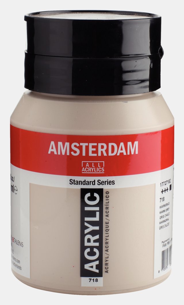 Amsterdam Standart Akrilik 500 ML Warm Grey — Amsterdam