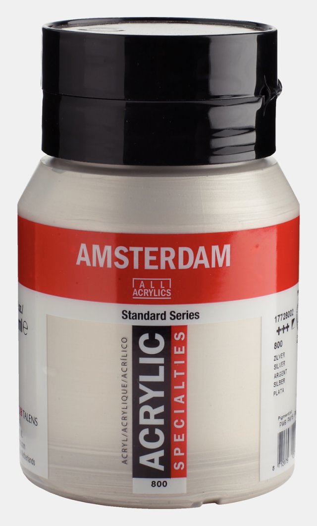Amsterdam Standart Akrilik 500 ML Silver Boya — Amsterdam
