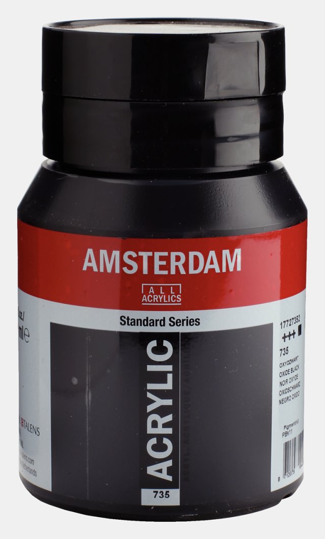 Amsterdam Standart Akrilik 500 ML Oxyde Black — Amsterdam