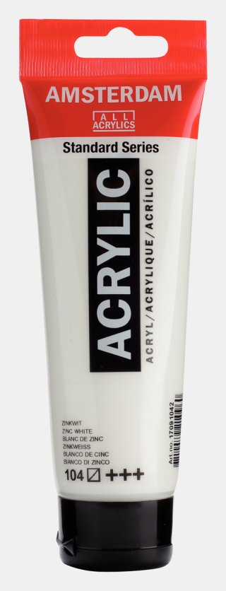 Amsterdam Standart Akrilik 120 ML Zinc White — Amsterdam