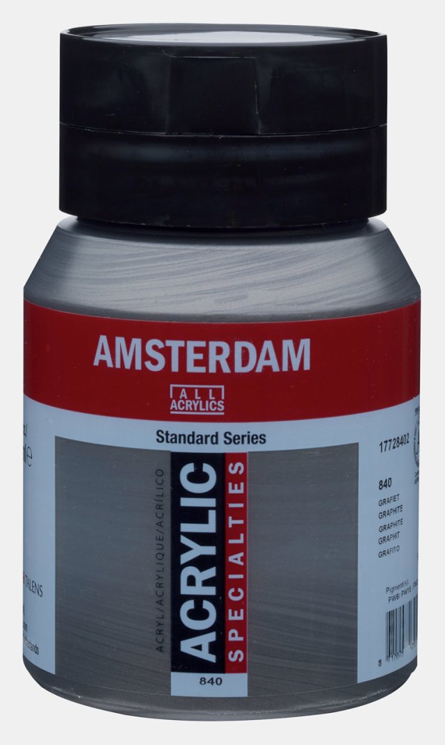 Amsterdam Standart Akrilik 500 ML Graphite Grey Boya — Amsterdam (görsel 2)