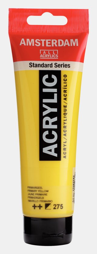 Amsterdam Standart Akrilik 120 ML Primary Yellow Paint — Amsterdam