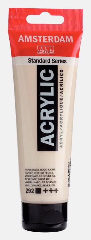 Amsterdam Standart Akrilik 120 ML Naphthol Yellow Red Light - Canlı Ton 292 — Amsterdam