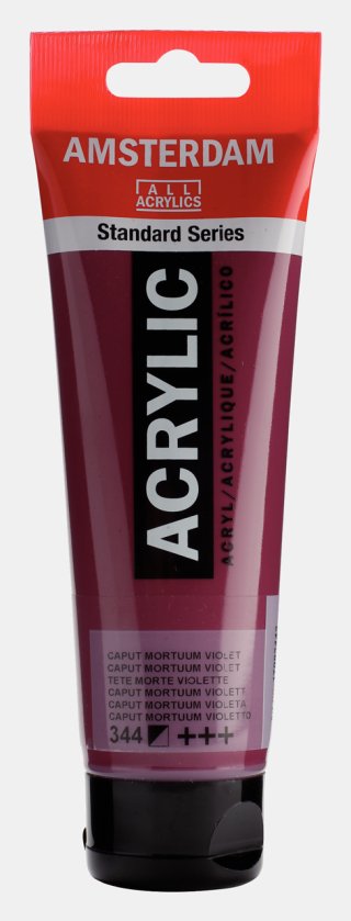 Amsterdam Standart Akrilik Boya 120 ML 344 – Caput Mortuum Violet | Derin Mor Ton  — Amsterdam