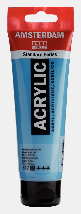 Amsterdam Standart Akrilik Boya 120 ML Kings Blue (Canlı & Derin Mavi) –  517 — Amsterdam