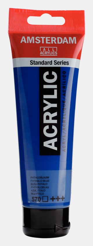 Amsterdam Standart Akrilik 120 ML Phthalo Blue — Amsterdam