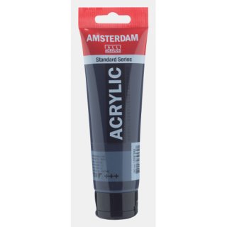 Amsterdam Standart Akrilik Boya 120 ML Paynes Grey 708 – Profesyonel Derin Gri Ton  — Amsterdam