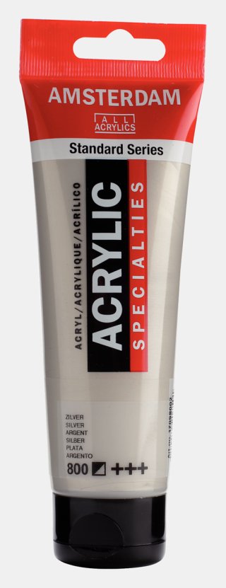 Amsterdam Standart Akrilik 120 ML Silver Boya — Amsterdam
