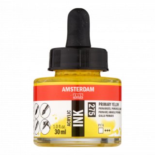 Amsterdam Akrilik Mürekkep 30 ML – Primary Yellow (275) — Amsterdam