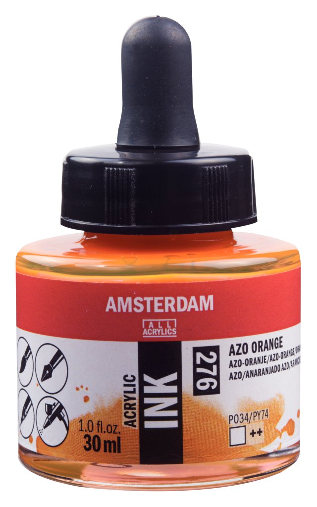 Talens Amsterdam Acrylic Ink 30 ml – Profesyonel Akrilik Mürekkep — Amsterdam