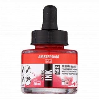 Amsterdam Akrilik Mürekkep 30 ml – Primary Magenta (Renk Kodu 369) — Amsterdam