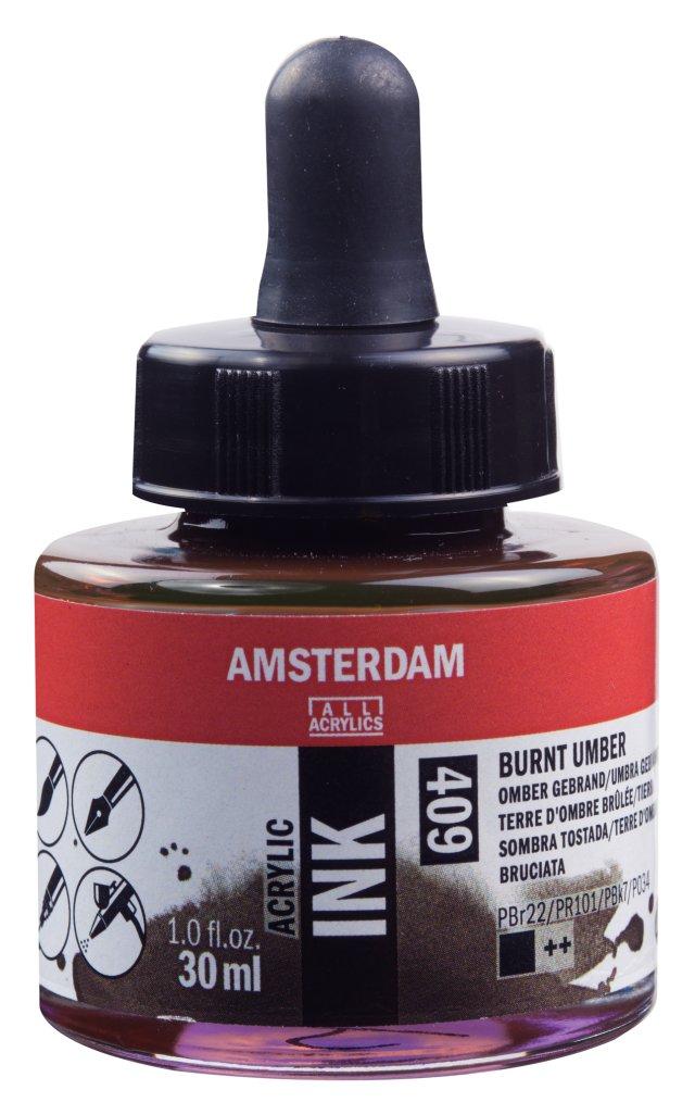 Amsterdam Akrilik Mürekkep 30 ml – Profesyonel ve Kalıcı Akrilik Mürekkep (409) — Amsterdam