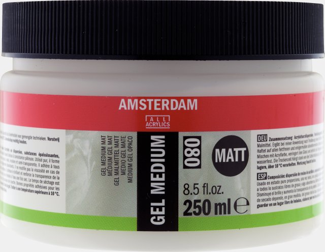 Amsterdam Gel Medium Matt 080 250 ML — Amsterdam