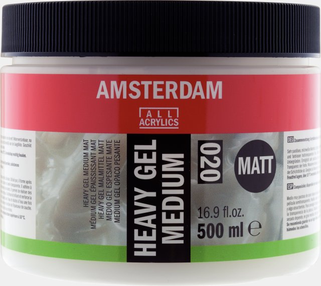 Amsterdam Heavy Gel Medium Matt 020 500 ML — Amsterdam