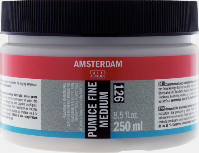 Amsterdam Pumice Fine Medium 126 250 ML (Süngertaşı Grensiz) — Amsterdam
