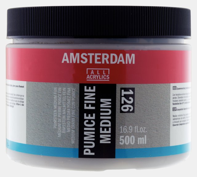 Amsterdam Pumice Fine Medium 126 500 ML (Süngertaşı Grensiz) — Amsterdam