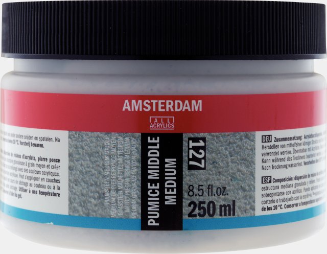 Amsterdam Pumice Fine Medium 127 250 ML ( Süngertaşı Grenli ) — Amsterdam