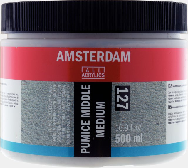 Amsterdam Pumice Middle Medium 127 500 ML ( Süngertaşı Grenli ) — Amsterdam