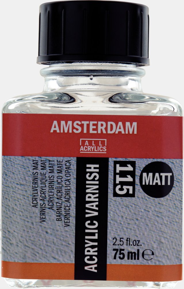 Amsterdam Akrilik Varnish Matt 115 – Mat ve Koruyucu Akrilik Vernik 75 ml — Amsterdam